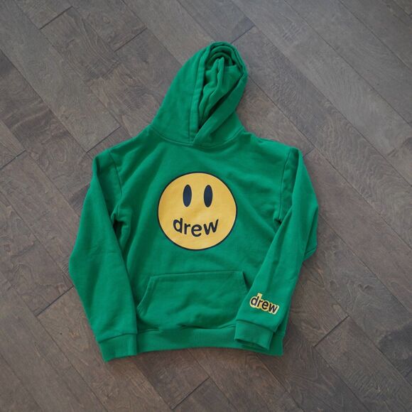 Drew Skate House Green Smiley Face Green Hoodie Sweatshirt Adult‎ M - Picture 4 of 7